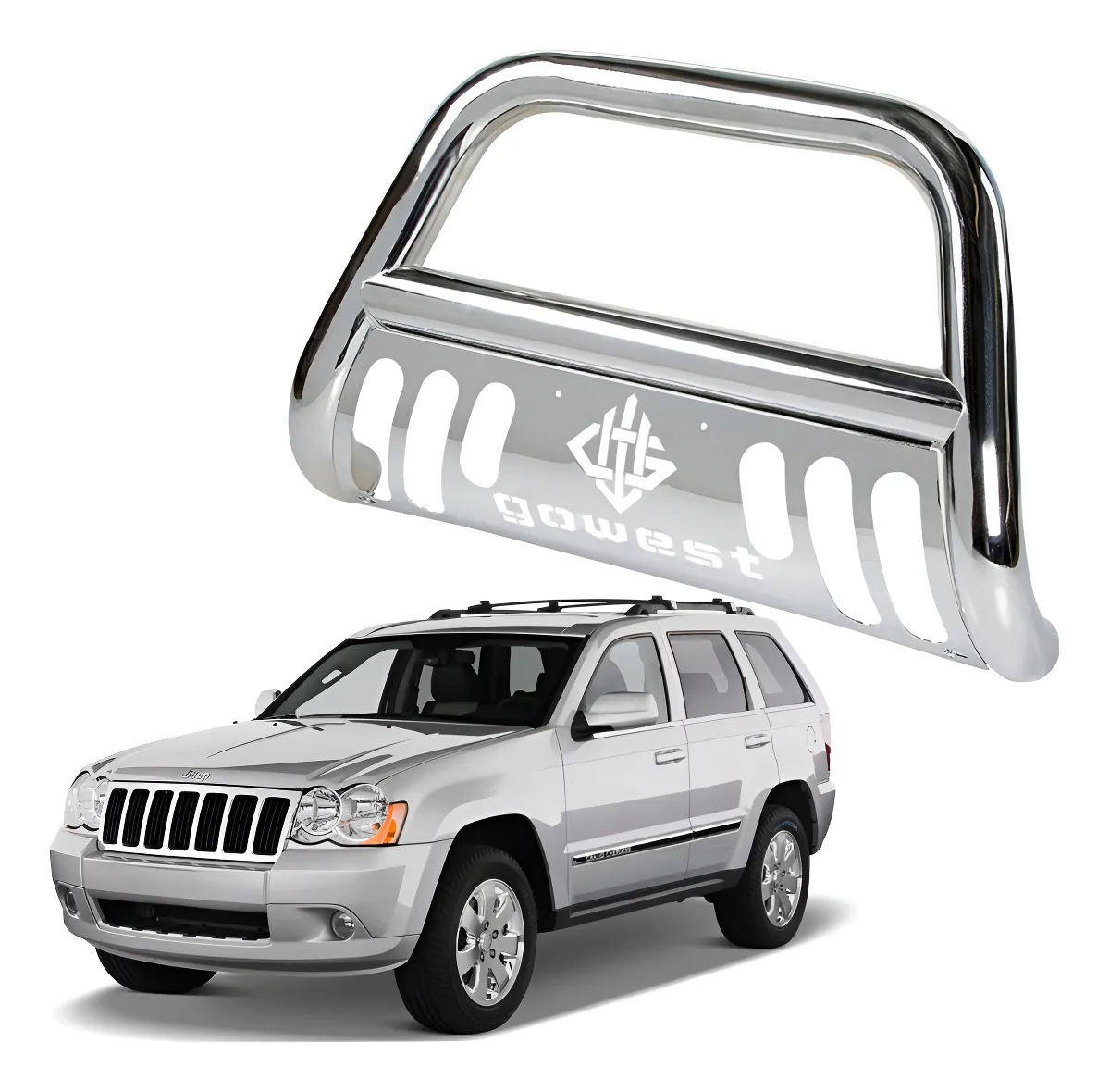 Burrera Protector Bar Cromada Jeep Grand Cherokee 2005-2010 - Image 1
