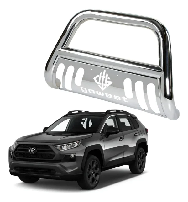 Burrera Protector Bar Cromada Toyota Rav4 2019 - 2022 +