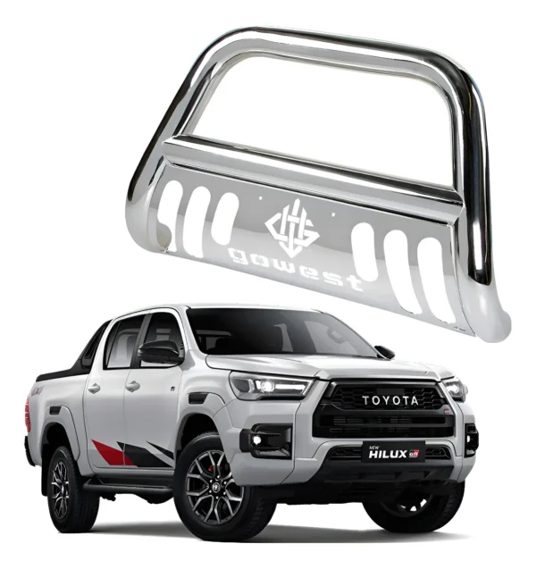 Burrera Protector Bar Cromada Toyota Hilux Platinum 2023