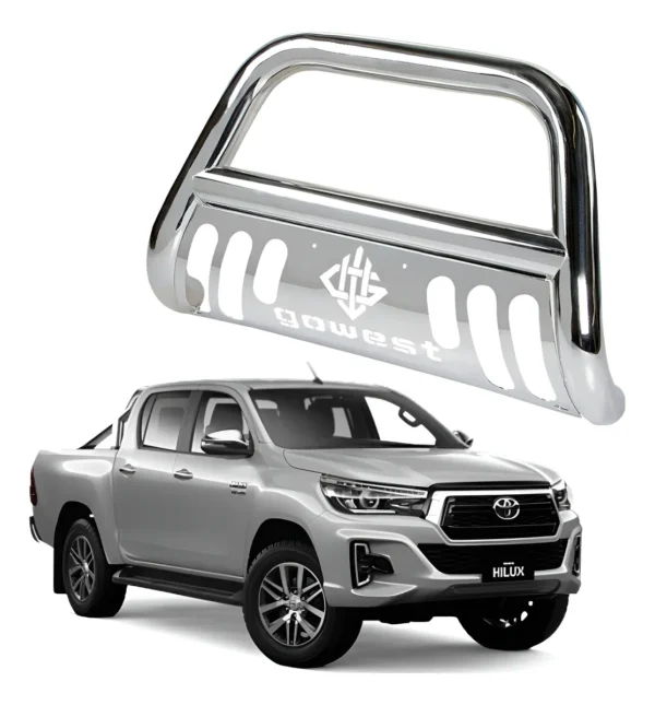 Burrera Protector Bar Toyota Hilux Platinum 2019-2020 Cromo