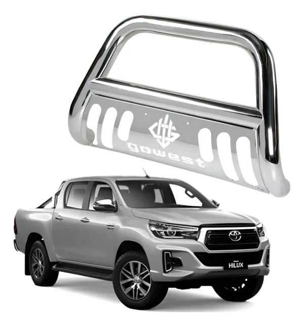 Burrera Protector Bar Toyota Hilux Platinum 2019-2020 Cromo