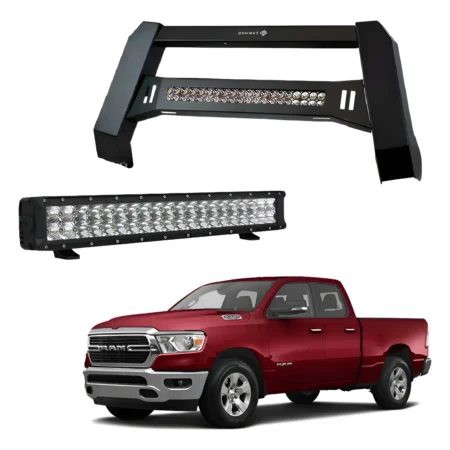 Kit Burrera Baja Bar Ram 1500 / 2500 2009 - 2022 + Barra Led
