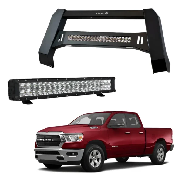 Kit Burrera Baja Bar Ram 1500 / 2500 2009 - 2022 + Barra Led