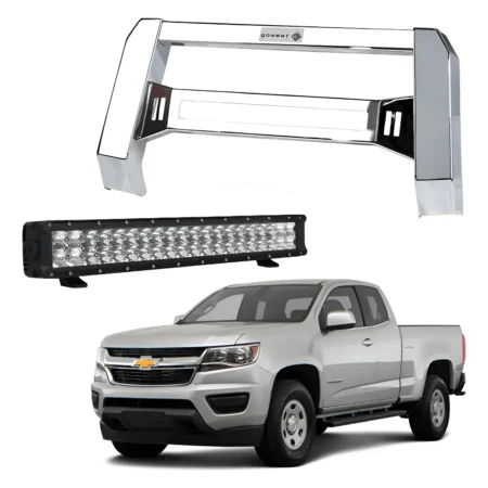 Kit Burrera Baja Bar Colorado 2016 - 2020 + Barra Led Cromo