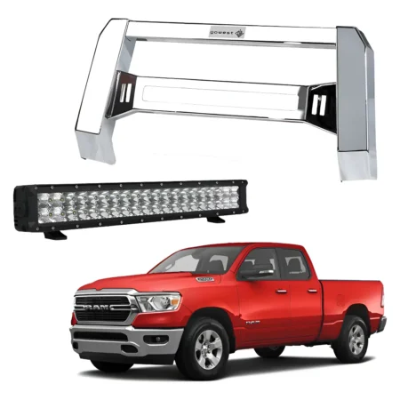 Kit Burrera Baja Bar Ram 1500 / 2500 2009 - 2022 + Barra Led