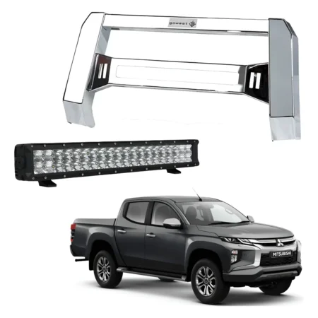 Kit Burrera Baja Bar Mitsubishi L200 2020 - 2022 + Barra Led