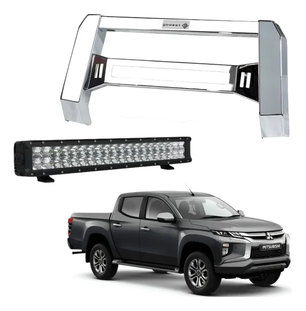 Kit Burrera Baja Bar Mitsubishi L200 2020 - 2022 + Barra Led