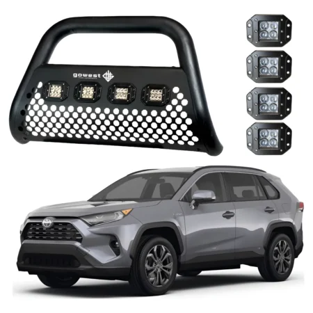 Kit Burrera Ultra Bar Toyota Rav4 2019 - 2022 + 4 Faros Led