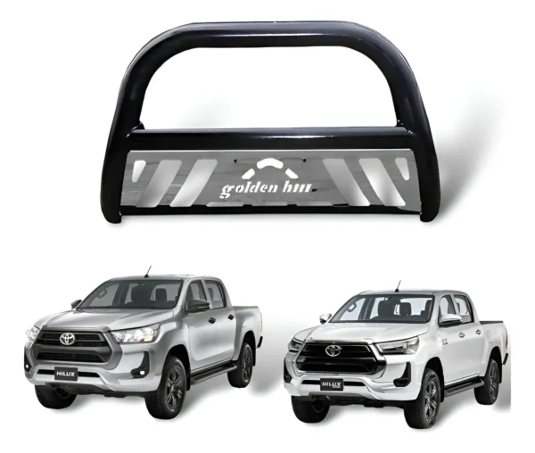 Tumbaburros Toyota Hilux Gas/die 2016 - 2023 C/porta Placa