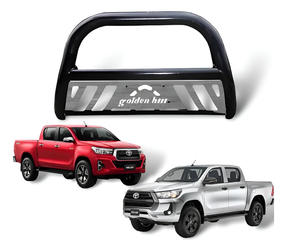 Burrera Toyota Hilux 2016 - 2023  Gas/diesel C/porta Placas - Image 1