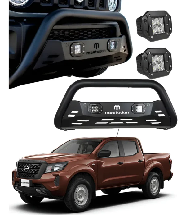 Kit Burrera Rage Nissan Np300 Frontier 2016 - 2025 + 2 Led