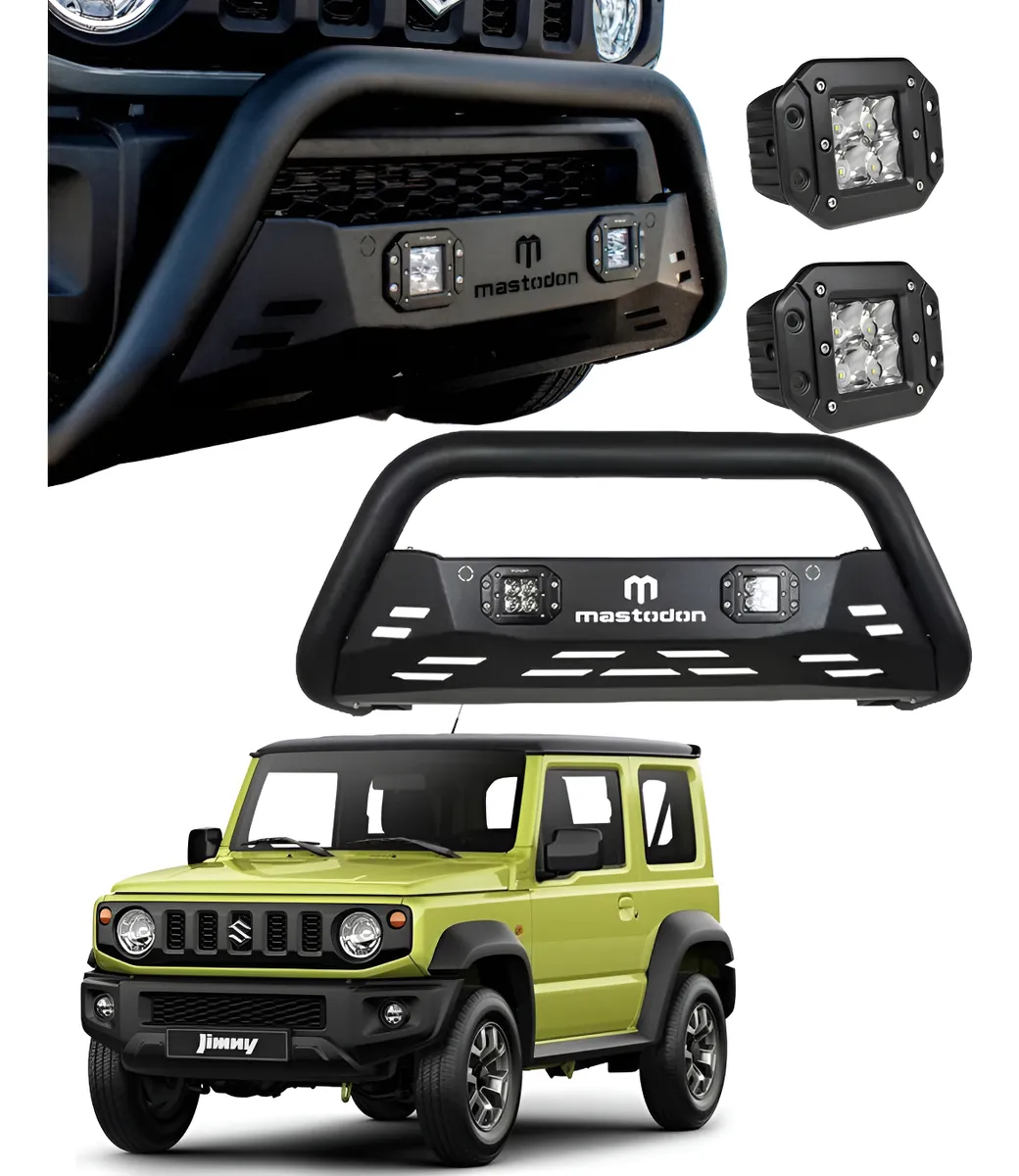 Kit Burrera Rage Para Suzuki Jimny 2021 - 2024 + 2 Luces Led - Image 1