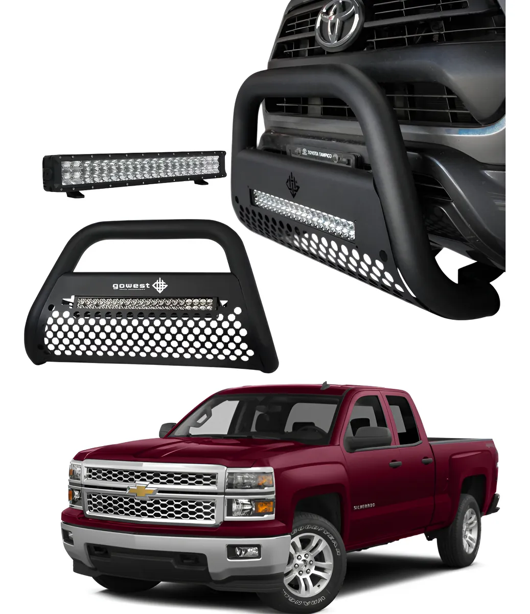 Kit Burrera Ultra Bar Silverado 2014 - 2015 + Barra Luz Led - Image 1