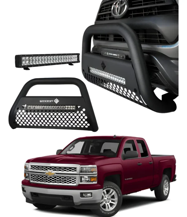 Kit Burrera Ultra Bar Silverado 2014 - 2015 + Barra Luz Led