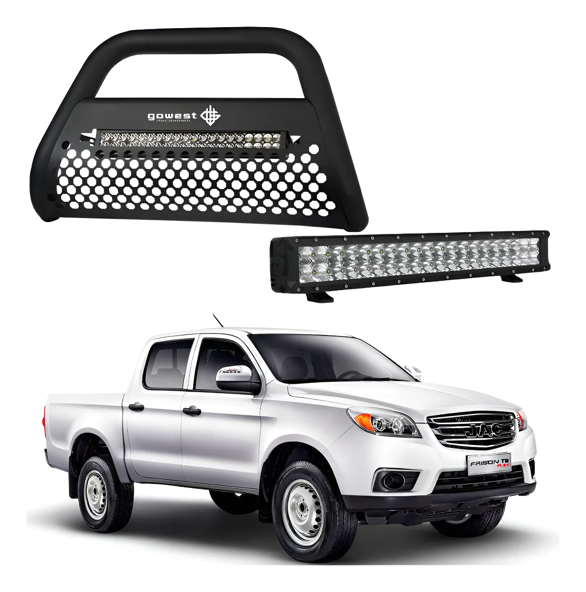 Kit Burrera Ultra Bar Jac Frison T6 2019 - 2023 + Barra Led - Image 1