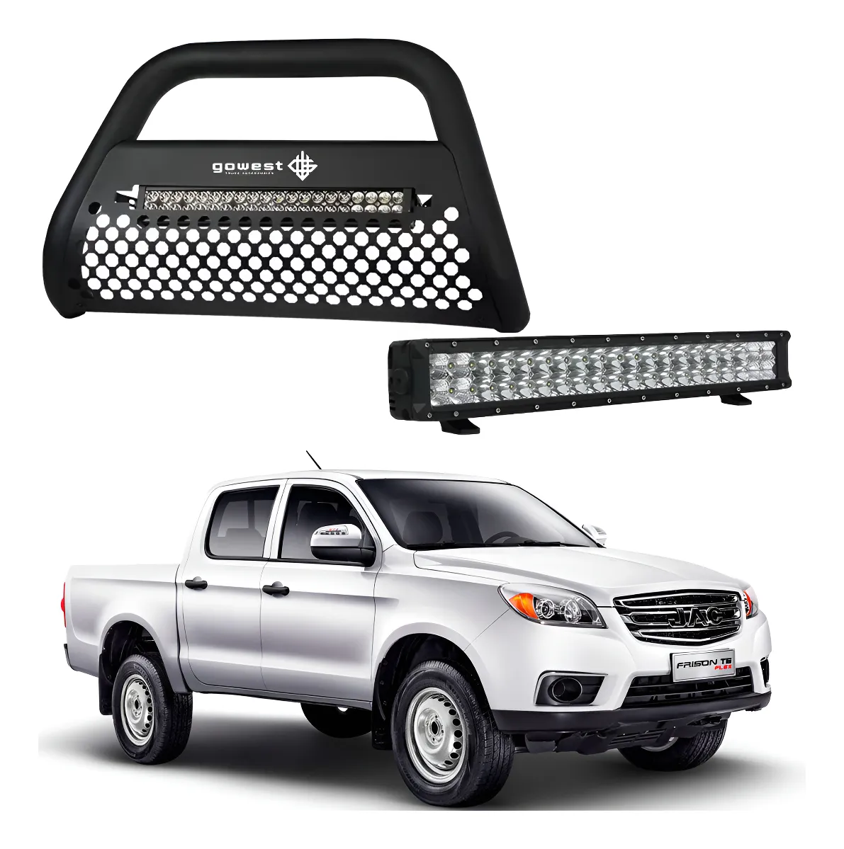 Kit Burrera Ultra Bar Jac Frison T6 2019 - 2023 + Barra Led - Image 1
