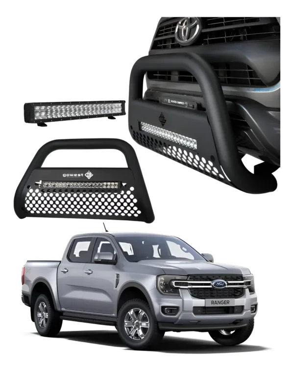 Kit Burrera Ultra Bar Para Ranger 2023 - 2024 + Barra Led