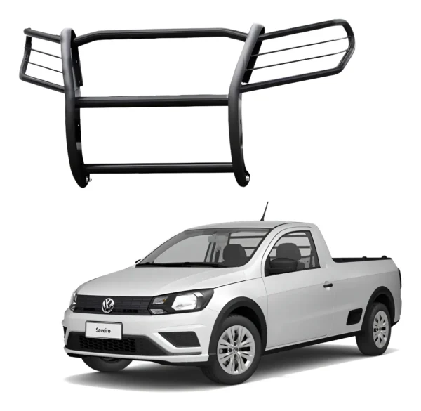 Burrera Euroguard Negra Para Volkswagen Saveiro 2017 - 2023