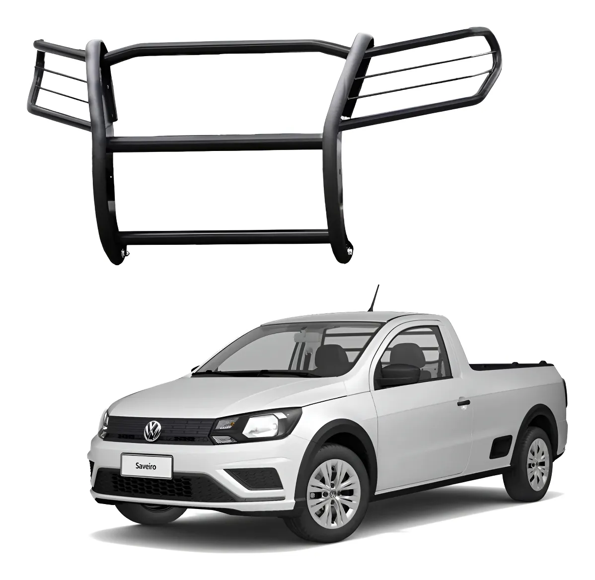 Burrera Euroguard Negra Para Volkswagen Saveiro 2017 - 2023 - Image 1