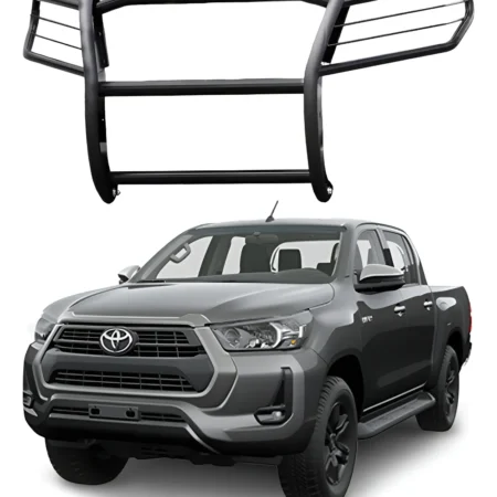 Burrera Euroguard Negra Para Toyota Hilux 2021 - 2024