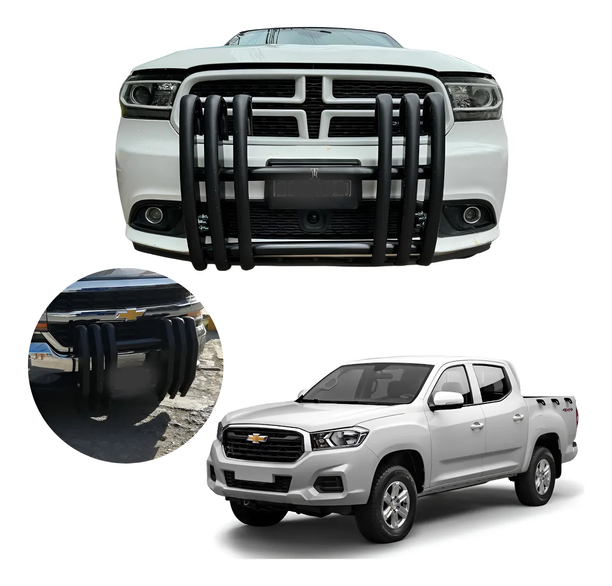 Burrera Delantera 3 Topes Tipo Escolta S10 Max 2022 - 2025 - Image 1