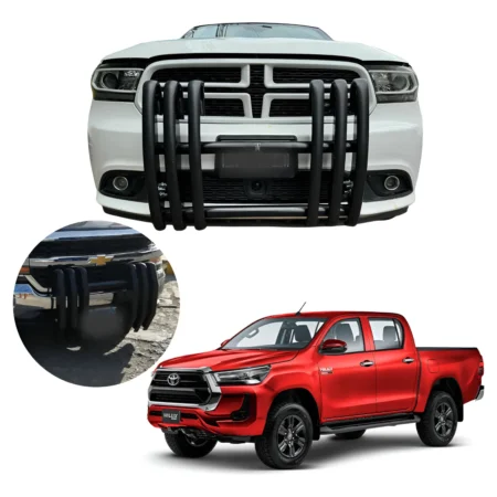 Defensa 3 Topes Tipo Escolta Para Toyota Hilux 2015 - 2024