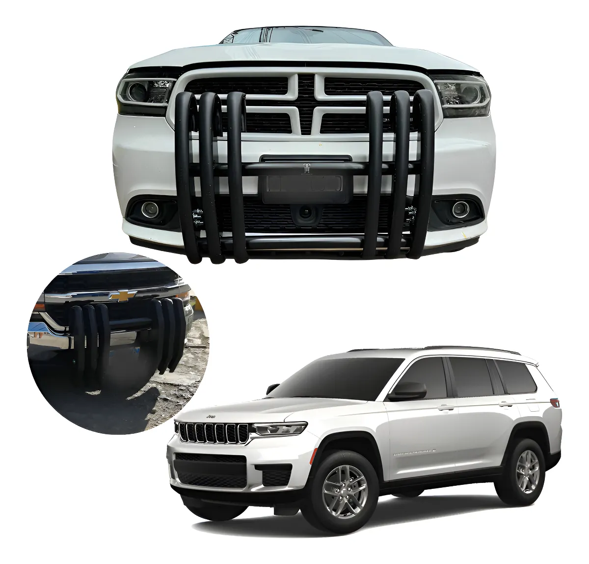 Burrera Delantera 3 Topes Jeep Grand Cherokee 2010 - 2024 - Image 1