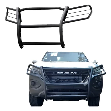 Defensa Cubre Faros Compatible Con Ram 1200 2025 Color Negro