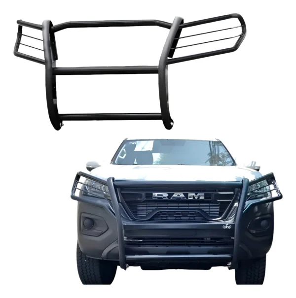 Defensa Cubre Faros Compatible Con Ram 1200 2025 Color Negro