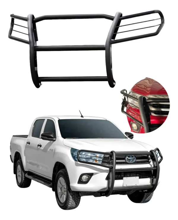 Burrera Cubrefaros Delantera Para Toyota Hilux 2016 - 2024