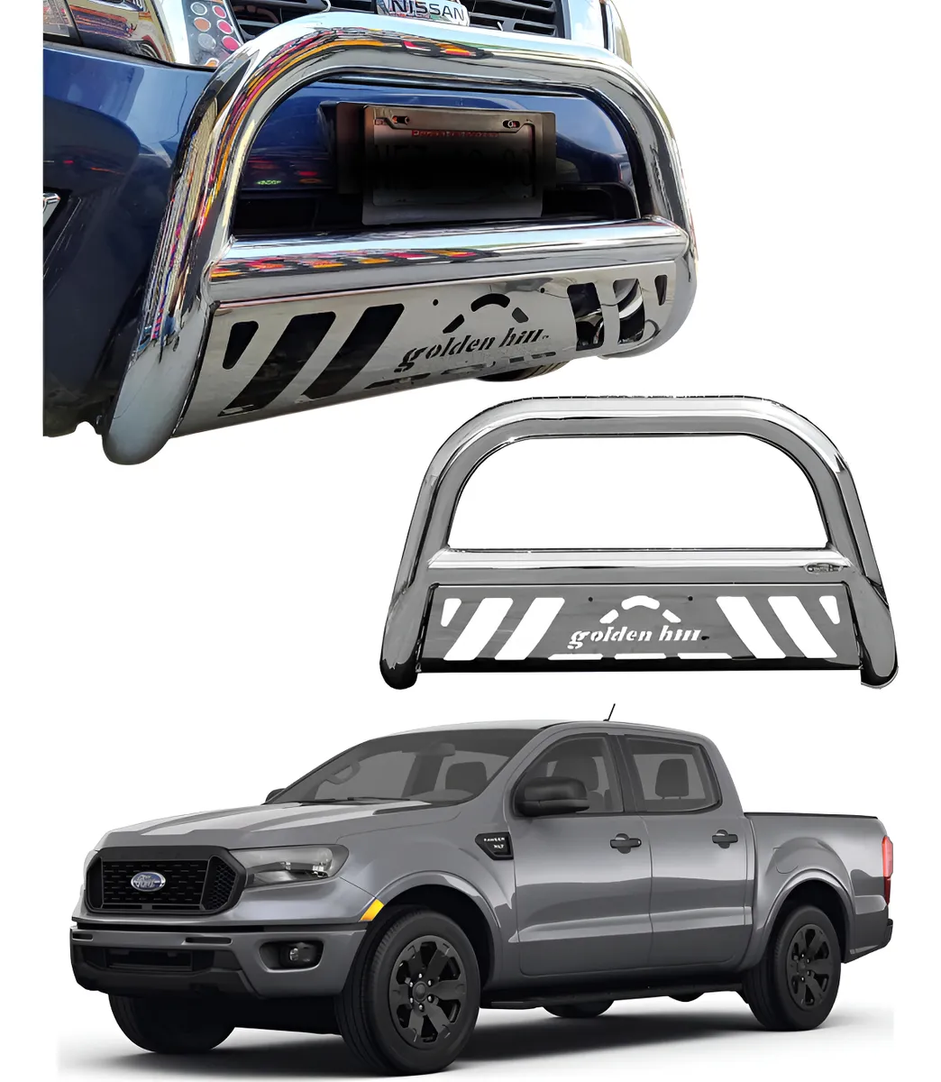 Burrera Tumbaburros Gh Cromada Para Ford Ranger 2013 - 2022 - Image 1