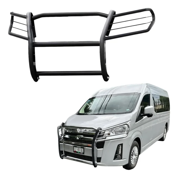 Burrera Cubre Faros Compatible Con Toyota Hiace 2025 Negro