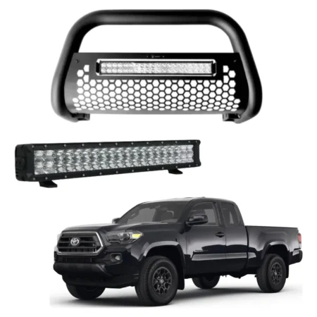 Burrera Tumbaburros Con Barra Led Toyota Tacoma 2015-2022