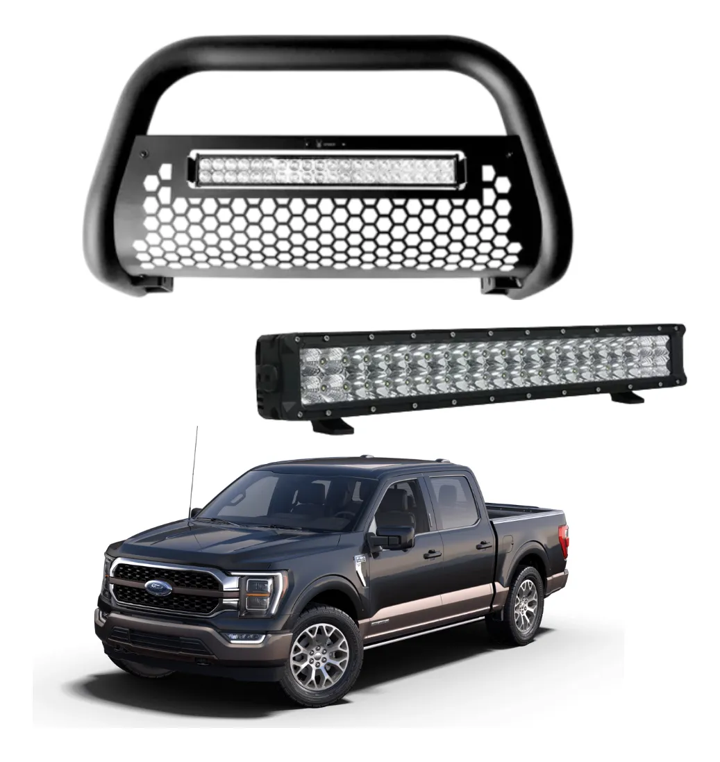 Burrera Tumbaburros Con Barra Led Ford F150 2018-2023 - Image 1