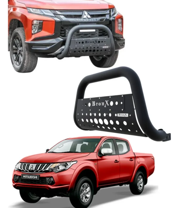 Burrera Tumbaburros Black Para Mitsubishi L200 2016 - 2019