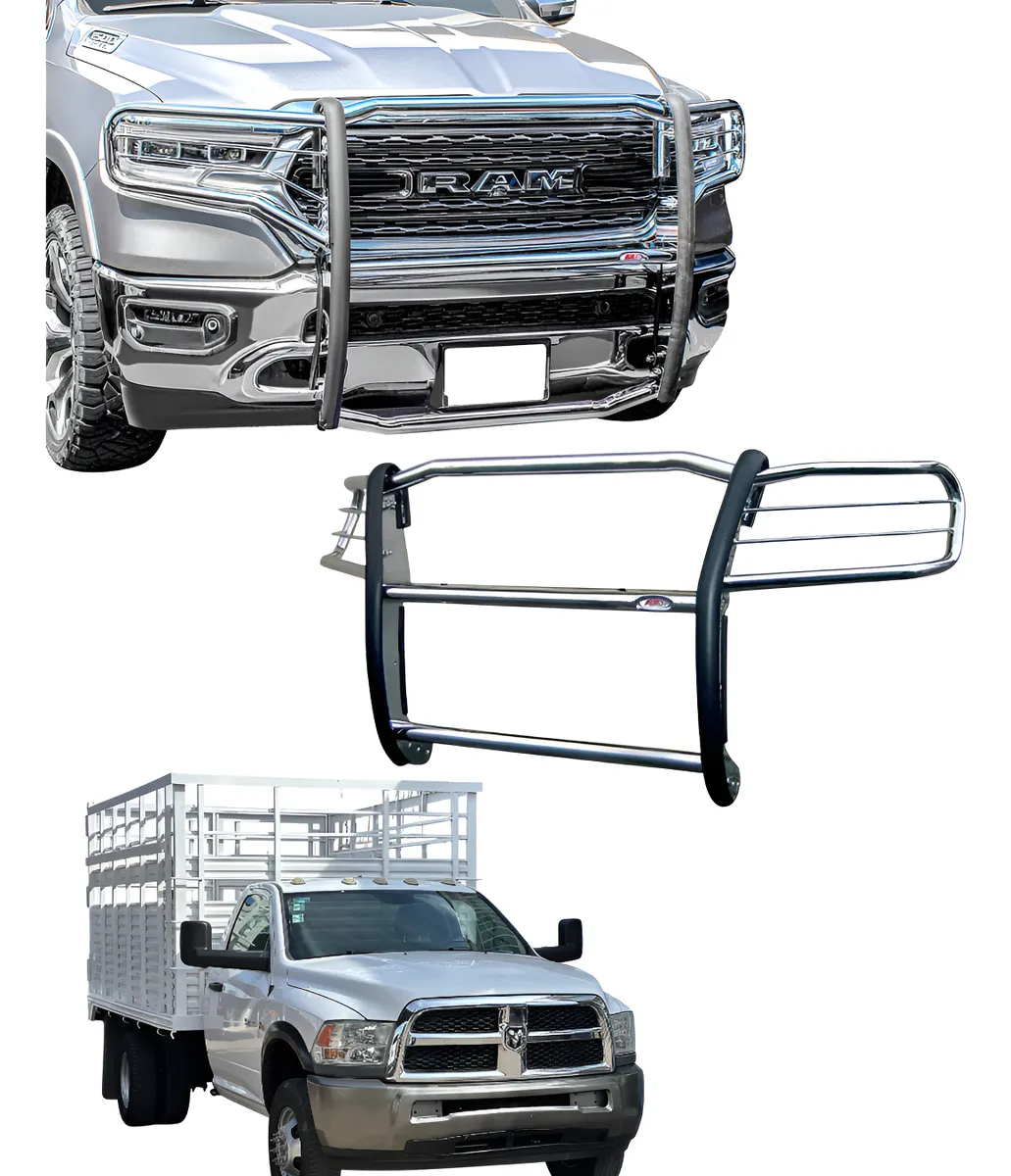 Burrera Super Bronco Cromada Ram 4000/2500 3 Ton 2010 - 2018 - Image 1