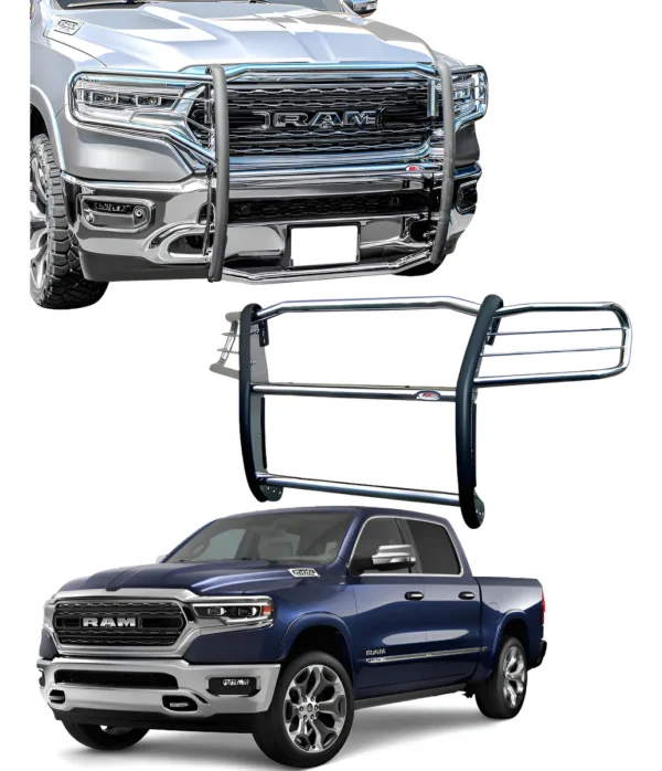 Burrera Super Bronco Cromada Para Dodge Ram 1500 2019 - 2023