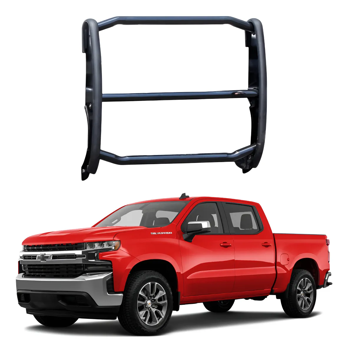 Centro De Burrera Defensa Para Chevrolet Silverado 2019-2020 - Image 1