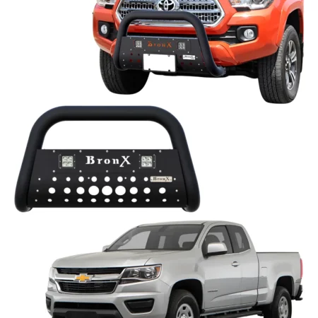 Burrera Black Para Chevrolet Colorado 2013 - 2015 + 2 Faros