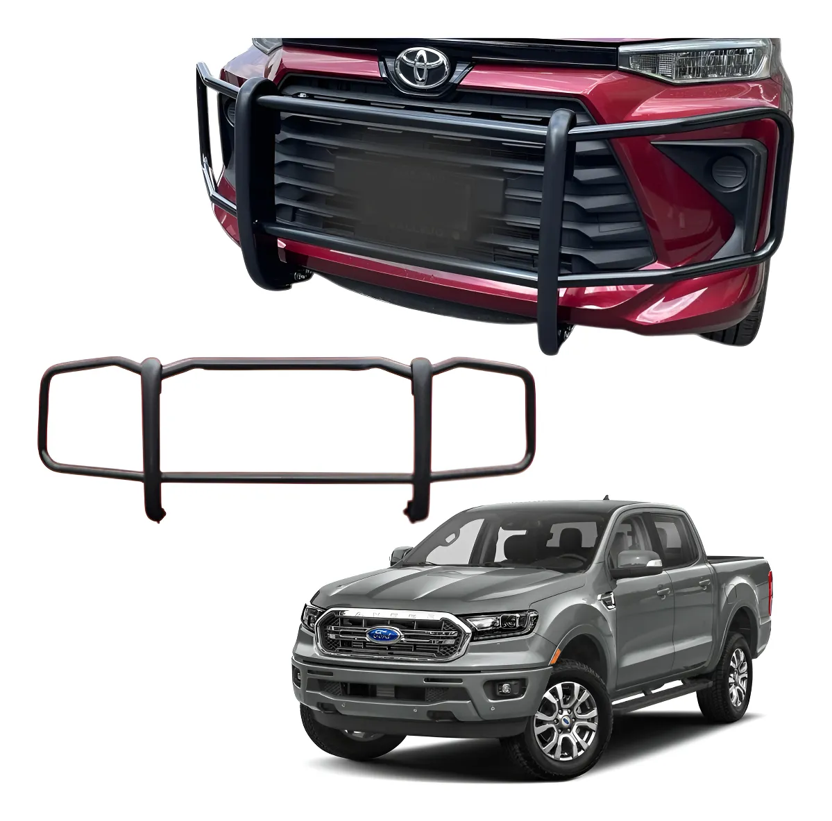 Burrera Bumper Delantero Compatible Ford Ranger 2017-2022 - Image 1