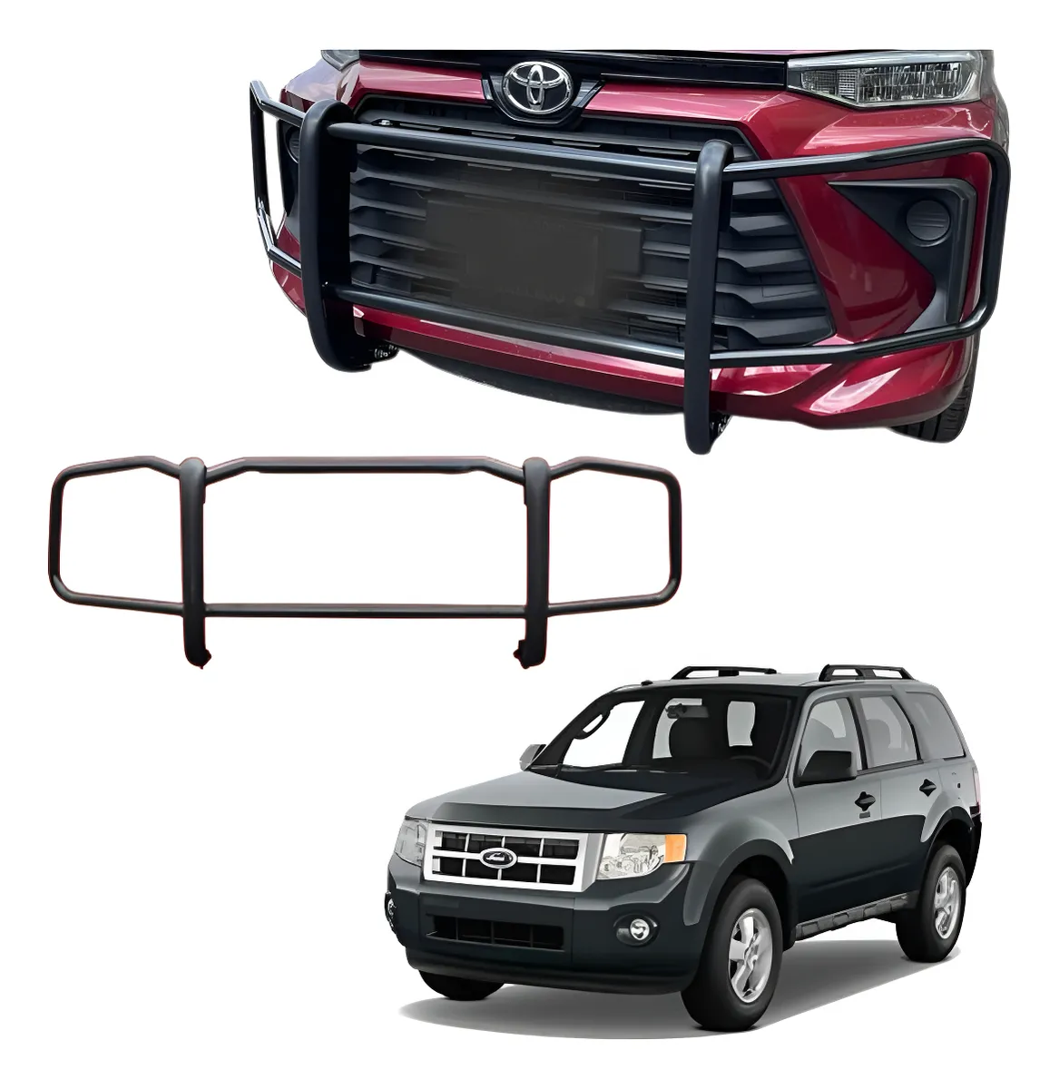 Burrera Bumper Delantero Compatible Con Ford Escape 08-12 - Image 1
