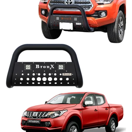 Kit Burrera Black Para Mitsubishi L200 2016 - 2019 + 2 Luces