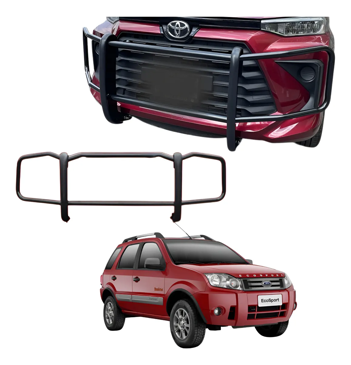 Burrera Bumper Delantero Compatible Con Ford Ecosport 03-07 - Image 1