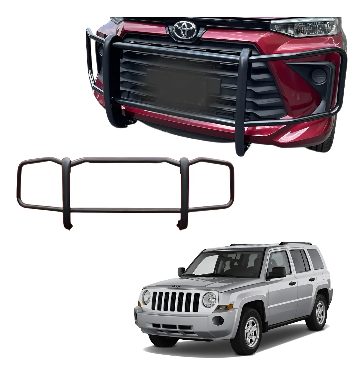 Burrera Bumper Delantero Compatible Con Jeep Patriot 2018 - Image 1