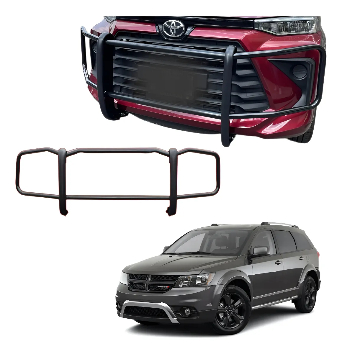 Burrera Bumper Delantero Compatible Con Dodge Journey 09-20 - Image 1
