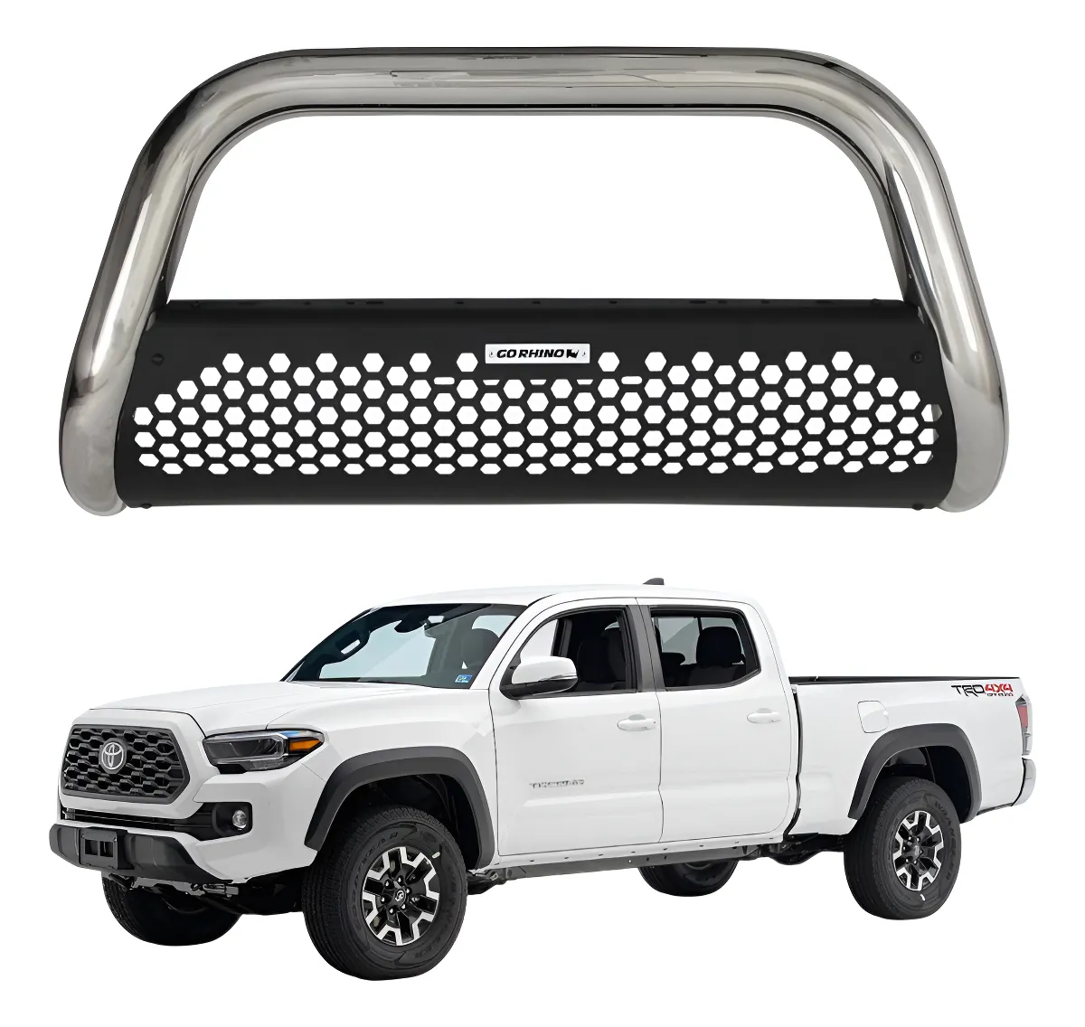 Burrera Defensa Rc2 Inox Para Tacoma 2024 Al 2025 Realtruck - Image 1