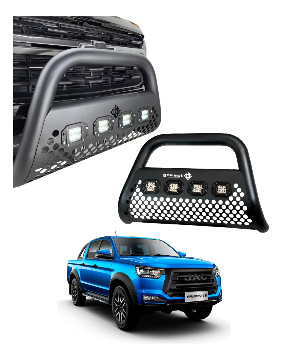 Burrera Ultra Bar 4 Faros P/ Jac Frison T8 2020 - 2024 - Image 1