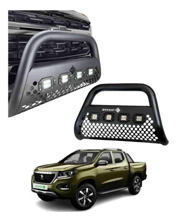 Burrera Ultra Bar 4 Faros Peugeot Landtrek 2021 - 2023