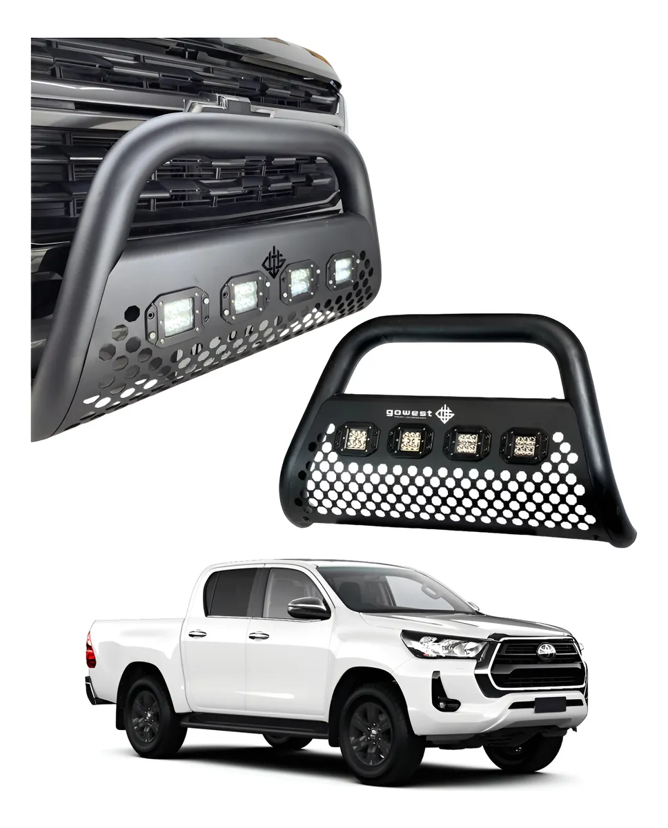 Burrera Ultra Bar 4 Faros P/ Hilux Platinum 2021-2024 - Image 1