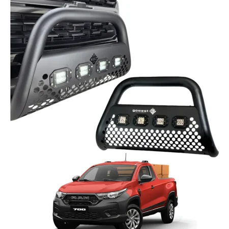 Burrera Ultra Bar 4 Faros P/ Ram 700 2021 - 2024